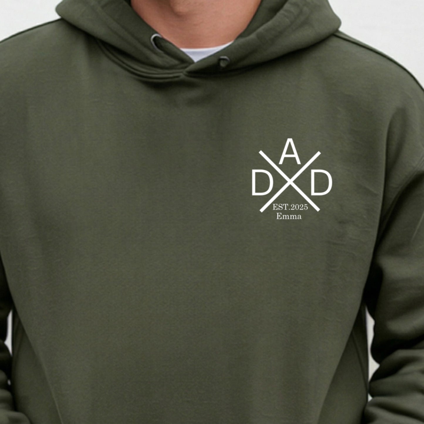 Custom Dad Hoodie, Personalized Dad Sweatshirt, New Dad Hoodie, Father's Day Gift
