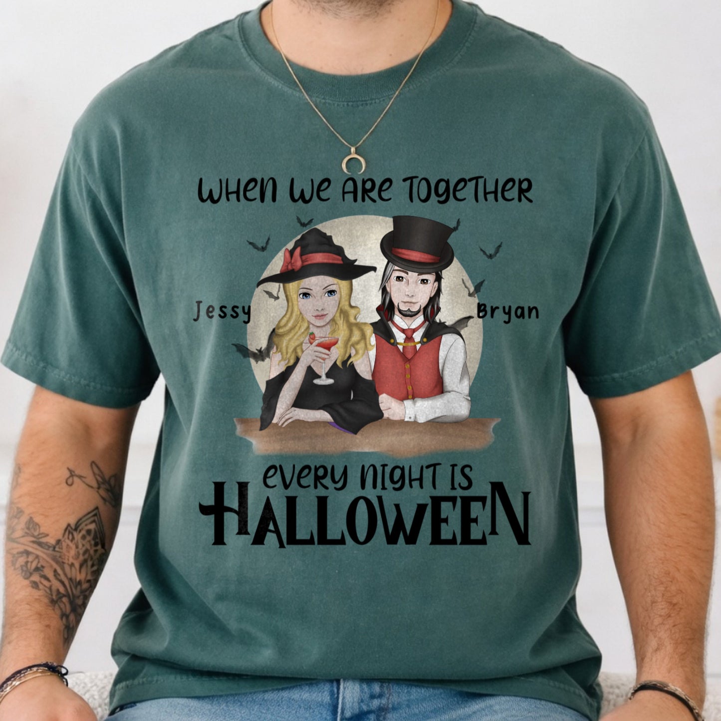 Every Night Is Halloween Shirt | Personalized Comfort Colors® Halloween T-Shirt