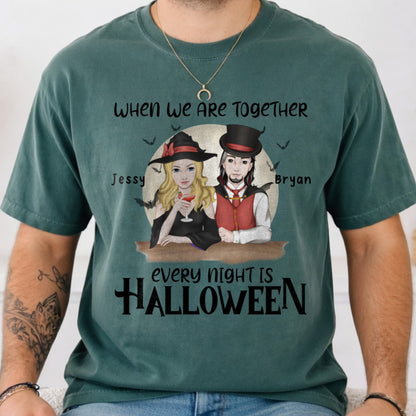 Every Night Is Halloween Shirt | Personalized Comfort Colors® Halloween T-Shirt