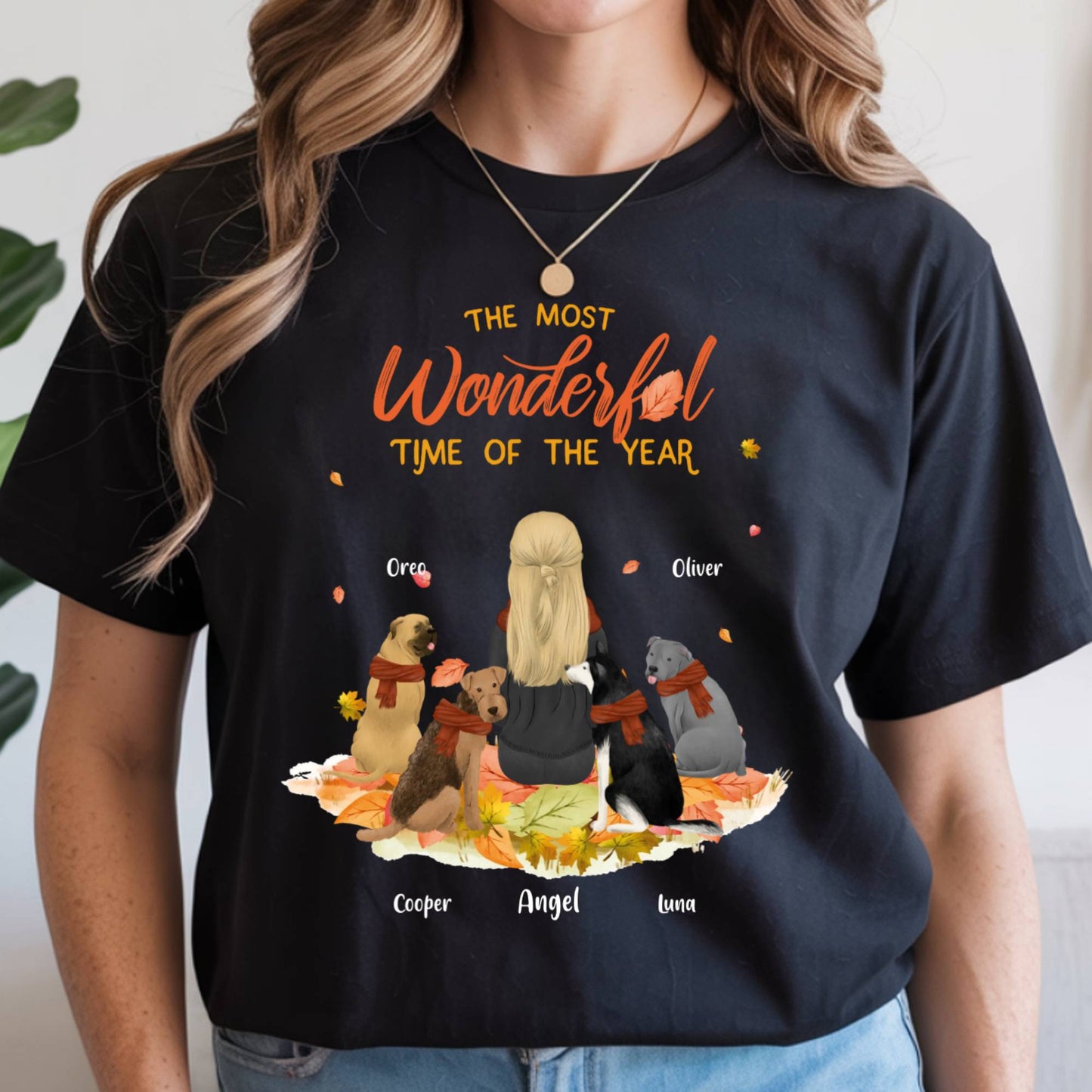 Fall Dog Lover Pet Shirt | "It's The Most Wonderful Time Of The Year" Dog Mom T-Shirt