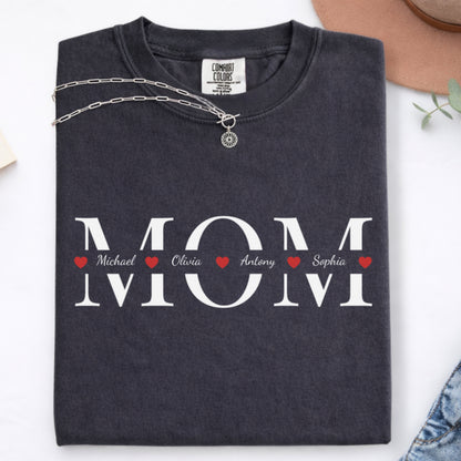 Personalized Mom Shirt | Custom Name Mama T-Shirt | Mother's Day Gift