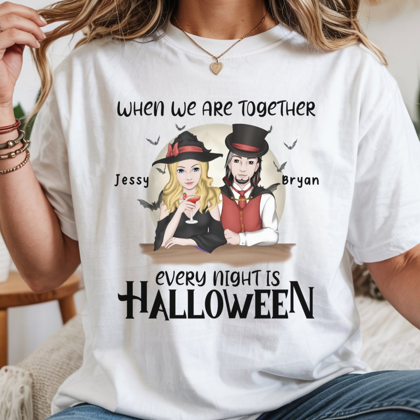 Every Night Is Halloween Shirt | Personalized Comfort Colors® Halloween T-Shirt