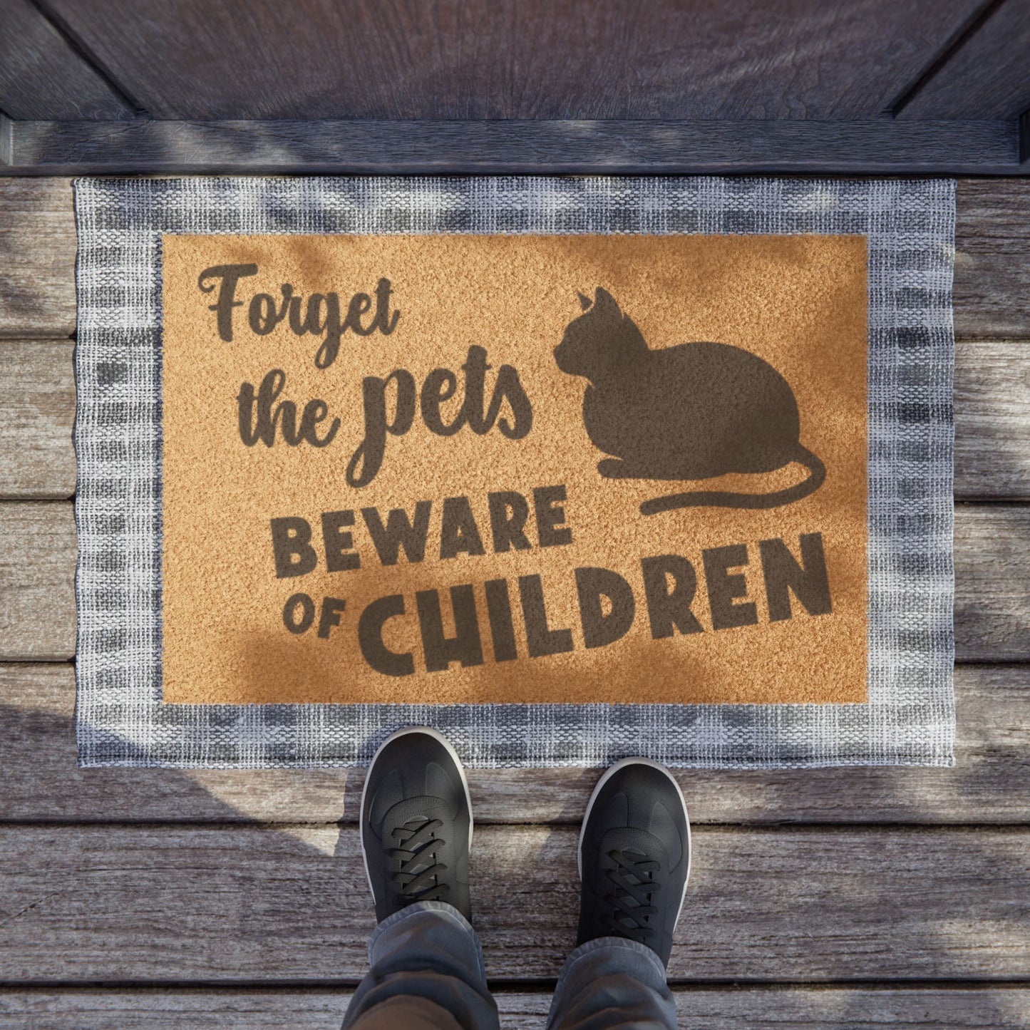 Funny Welcome Coir Doormat | Humorous Front Door Mat | Housewarming Gift