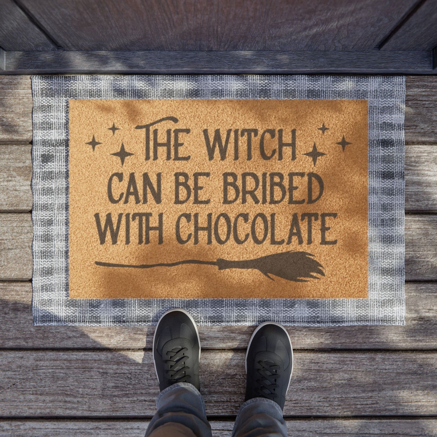 Halloween Coir Doormat | Spooky Front Door Mat | Halloween Home Decor