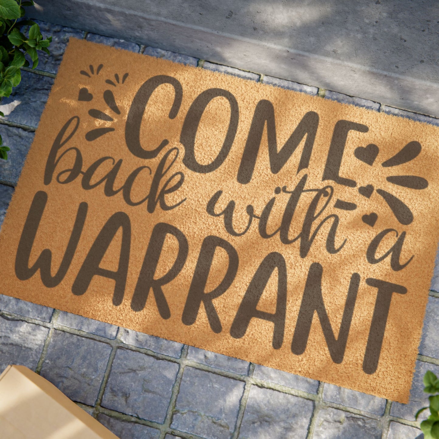 Funny Welcome Coir Doormat | Humorous Front Door Mat | Housewarming Gift