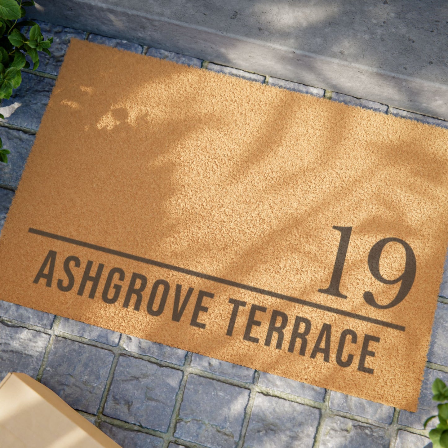 Personalized Front Door Doormat | Custom Printed Address Mat | New Home Couple Gift