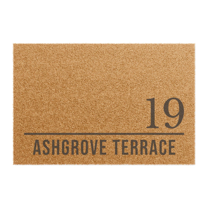Personalized Front Door Doormat | Custom Printed Address Mat | New Home Couple Gift