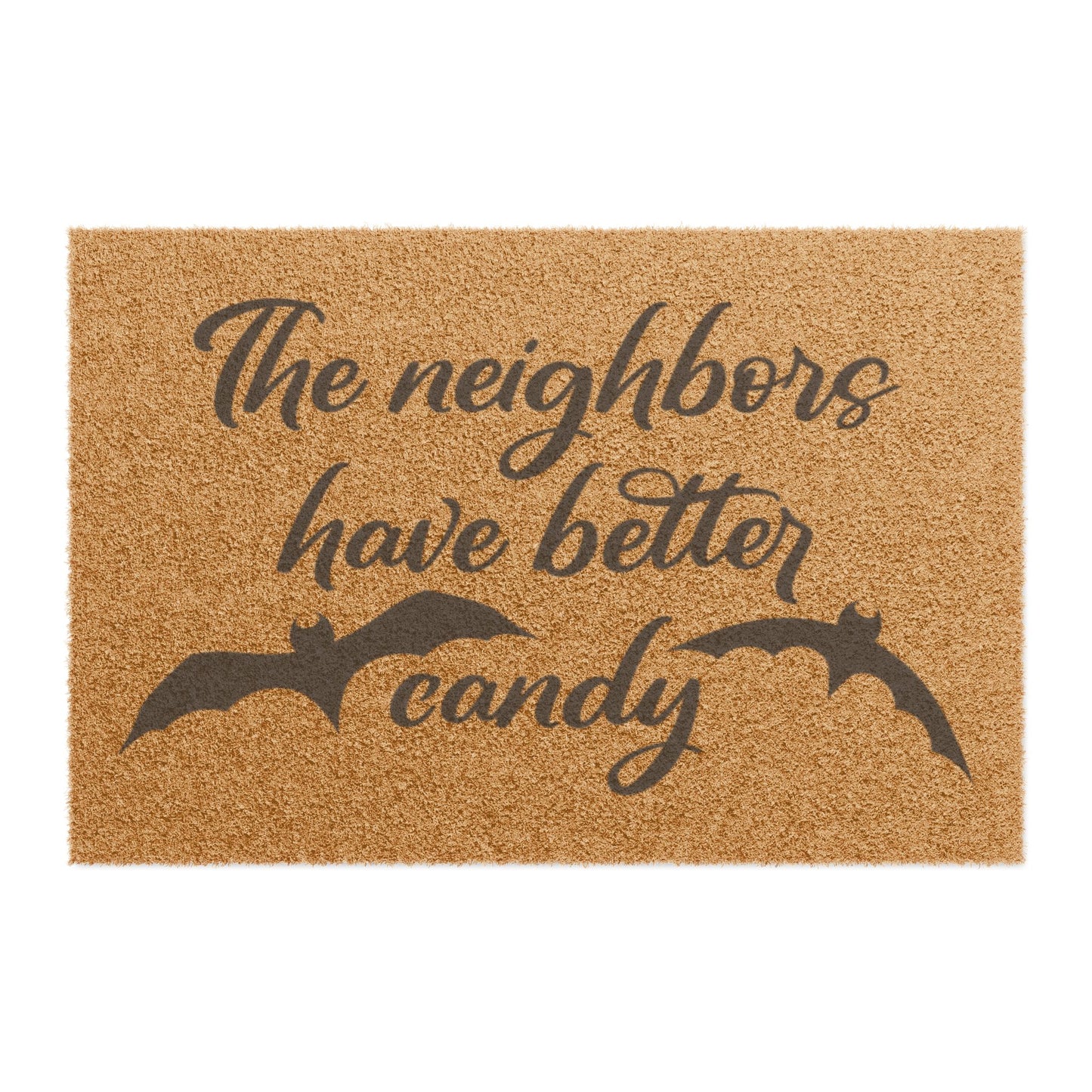 Halloween Coir Doormat | Spooky Front Door Mat | Halloween Home Decor