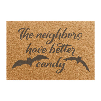 Halloween Coir Doormat | Spooky Front Door Mat | Halloween Home Decor