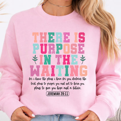 Bible Verse Statement Sweatshirt | Christian Faith Inspirational Graphic Pullover