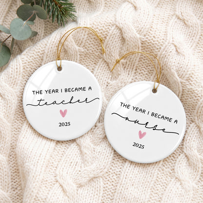 Personalized Profession Ornament | Custom Career Christmas Keepsake Gift