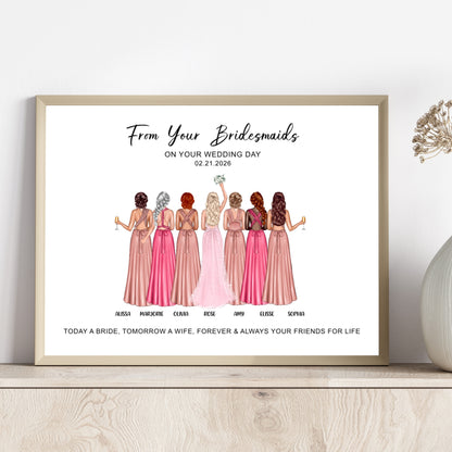 Personalized Couple Poster | Custom Boyfriend & Girlfriend Wall Art | Anniversary Gift