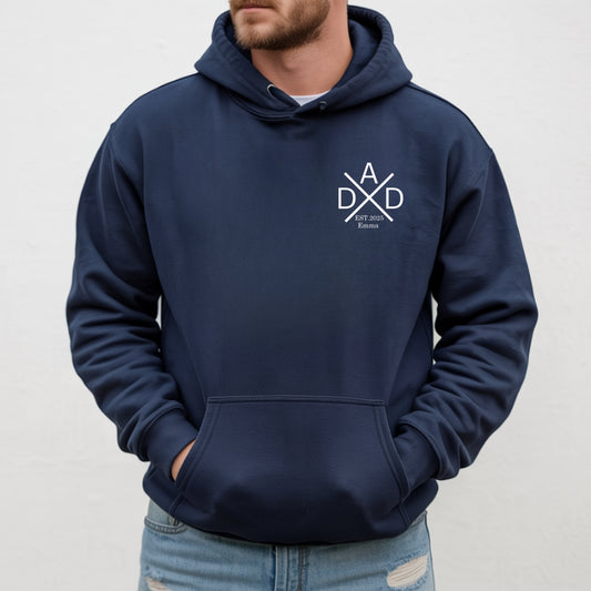 Custom Dad Hoodie, Personalized Dad Sweatshirt, New Dad Hoodie, Father's Day Gift