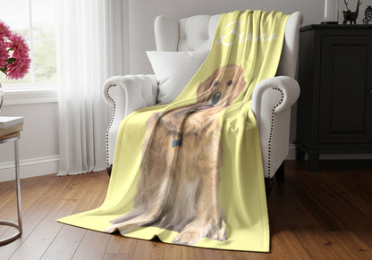 Custom Pet Photo Blanket | Personalized Cat & Dog Lover Gift | Pet Mom & Dad