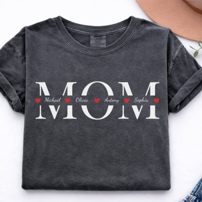 Personalized Mom Shirt | Custom Name Mama T-Shirt | Mother's Day Gift