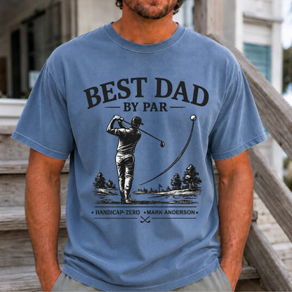 Personalized Dad's Hobbies Shirt | Custom Comfort Colors® Dad T-Shirt