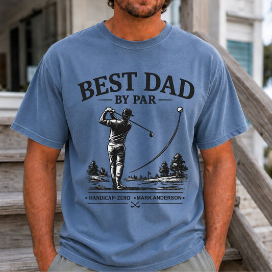 Personalized Dad's Hobbies Shirt | Custom Comfort Colors® Dad T-Shirt